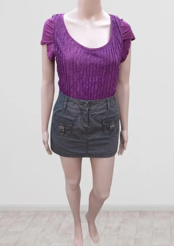 Jupe courte style cargo Mim – Taille 36